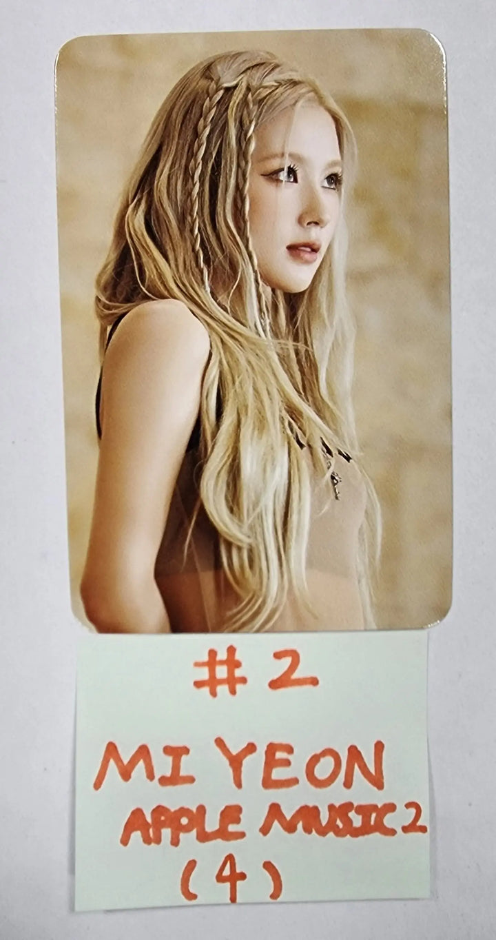 (g) I-DLE "I LOVE" - Apple Music Lucky Draw Event Photocard Round 2 - HALLYUSUPERSTORE