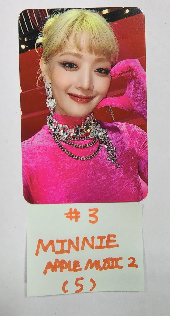 (g) I-DLE "I LOVE" - Apple Music Lucky Draw Event Photocard Round 2 - HALLYUSUPERSTORE