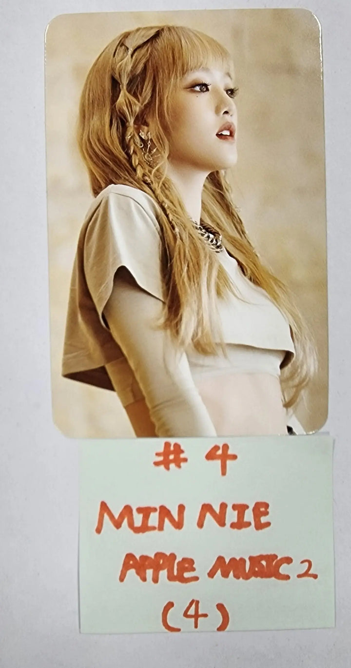 (g) I-DLE "I LOVE" - Apple Music Lucky Draw Event Photocard Round 2 - HALLYUSUPERSTORE