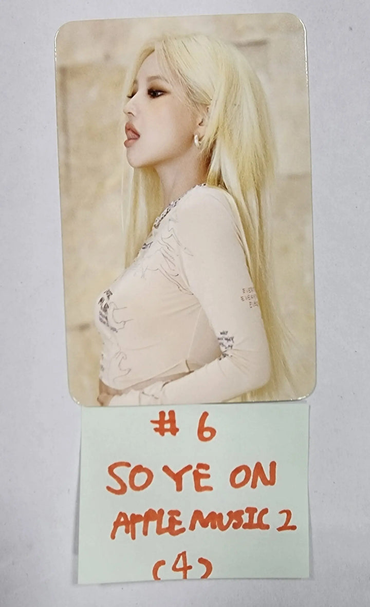 (g) I-DLE "I LOVE" - Apple Music Lucky Draw Event Photocard Round 2 - HALLYUSUPERSTORE