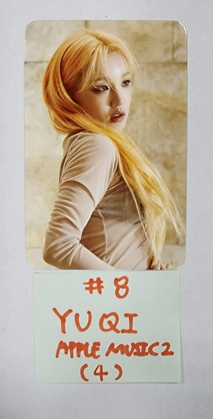 (g) I-DLE "I LOVE" - Apple Music Lucky Draw Event Photocard Round 2 - HALLYUSUPERSTORE