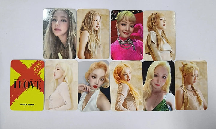 (g) I-DLE "I LOVE" - Apple Music Lucky Draw Event Photocard Round 2 - HALLYUSUPERSTORE