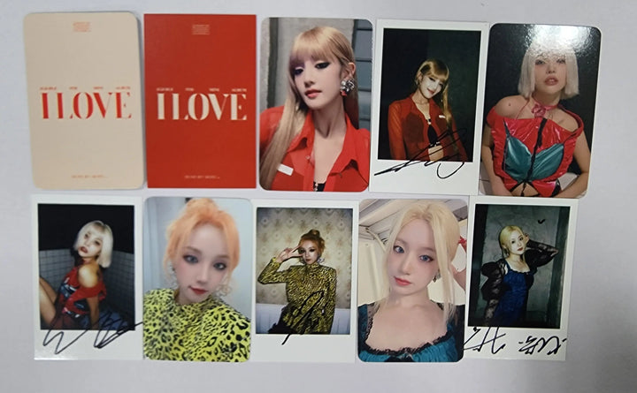 (g) I-DLE "I LOVE" - Dear My Muse Pre-Order Benefit Photocard - HALLYUSUPERSTORE