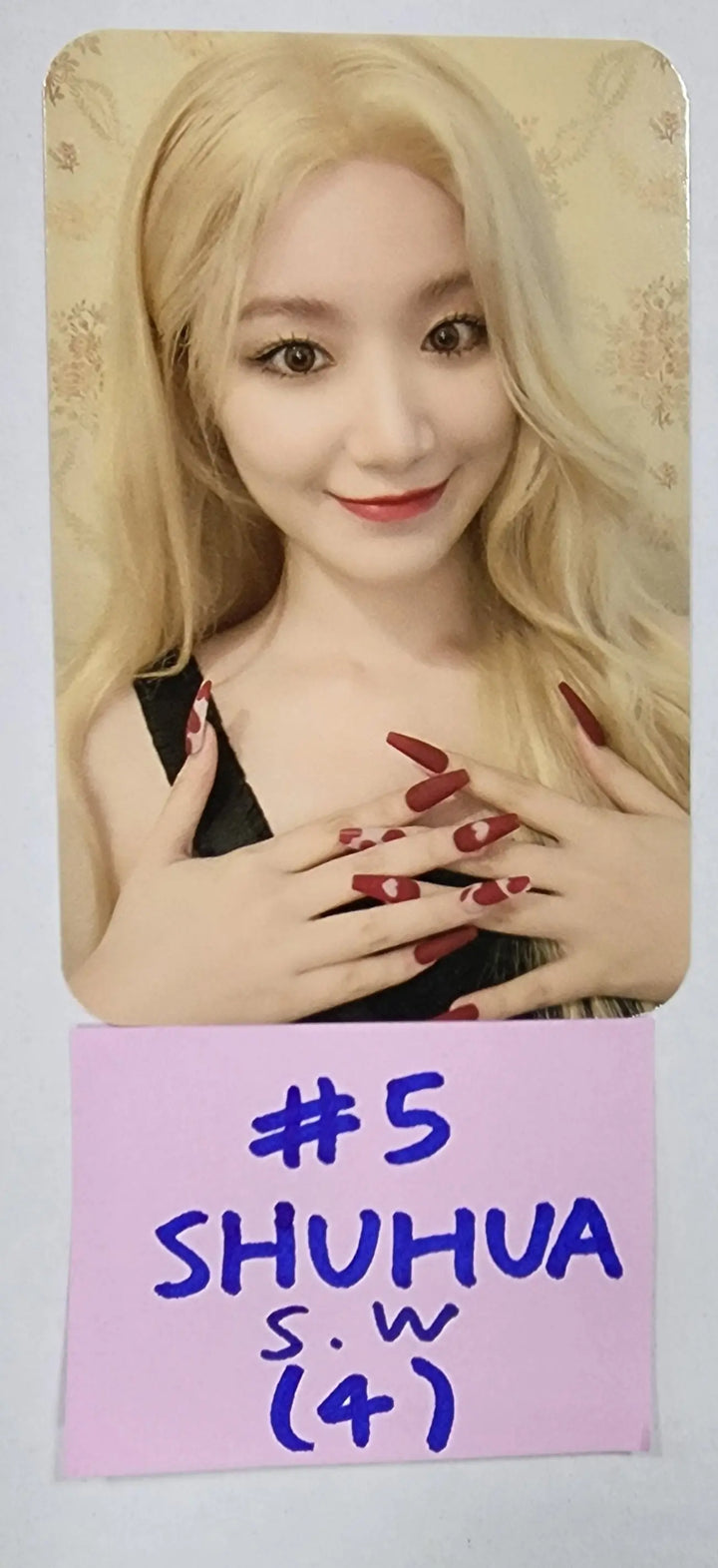 (g) I-DLE "I LOVE" - Soundwave Fansign Event Photocard - HALLYUSUPERSTORE