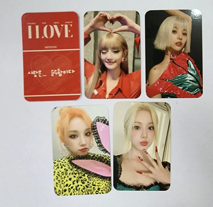 (g) I-DLE "I LOVE" - Soundwave Fansign Event Winner Photocard - HALLYUSUPERSTORE