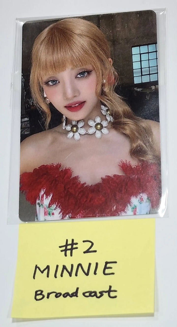 (G) I-DLE "I love"  - Broadcast Photocard - HALLYUSUPERSTORE