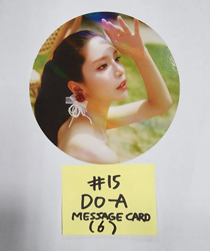ALICE "DANCE ON" - Official Photocard, Message Card, ALCE(S)TAND - HALLYUSUPERSTORE