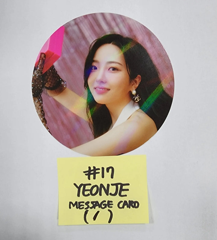 ALICE "DANCE ON" - Official Photocard, Message Card, ALCE(S)TAND - HALLYUSUPERSTORE