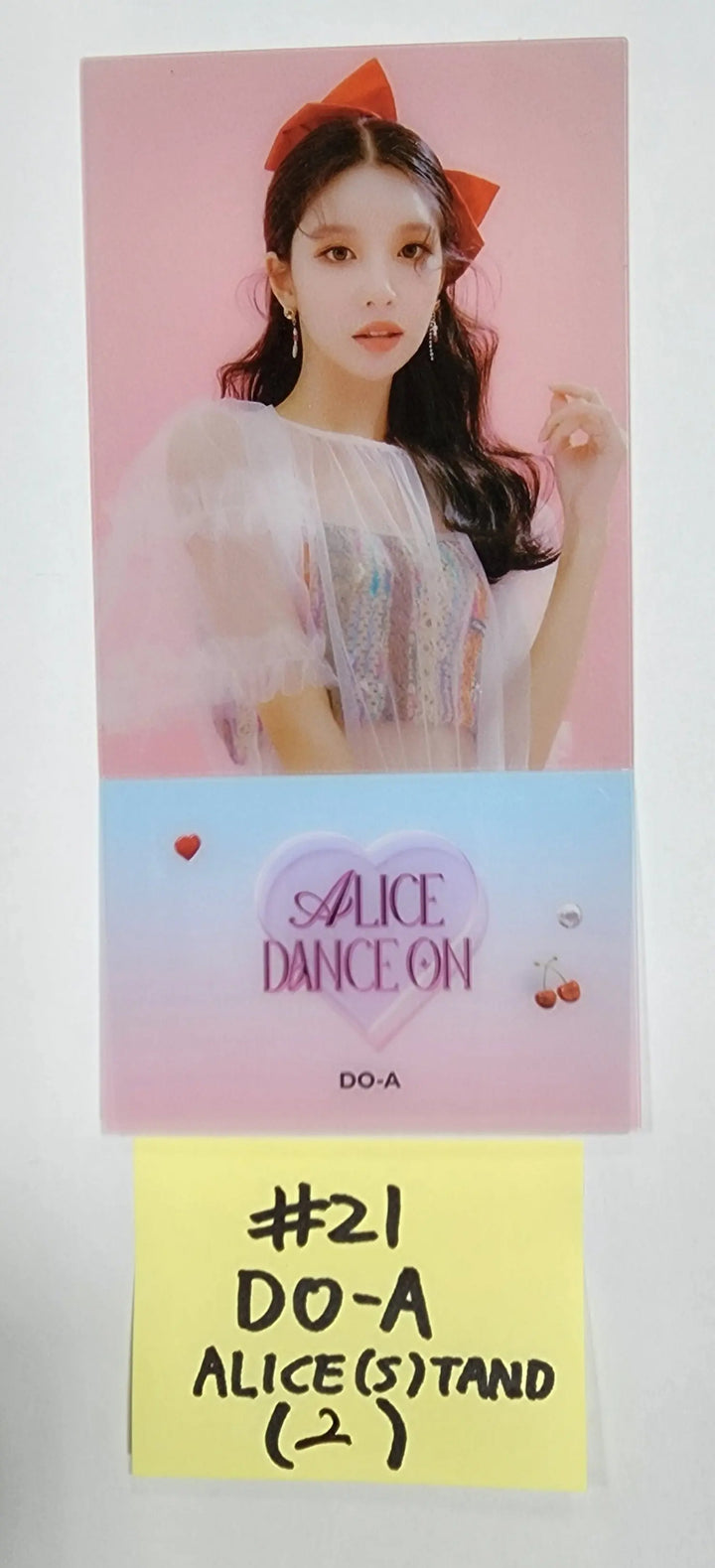 ALICE "DANCE ON" - Official Photocard, Message Card, ALCE(S)TAND - HALLYUSUPERSTORE