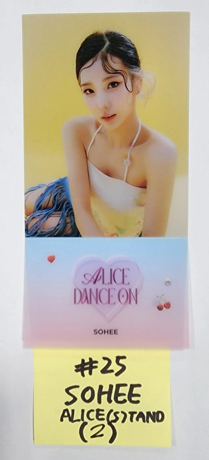 ALICE "DANCE ON" - Official Photocard, Message Card, ALCE(S)TAND - HALLYUSUPERSTORE