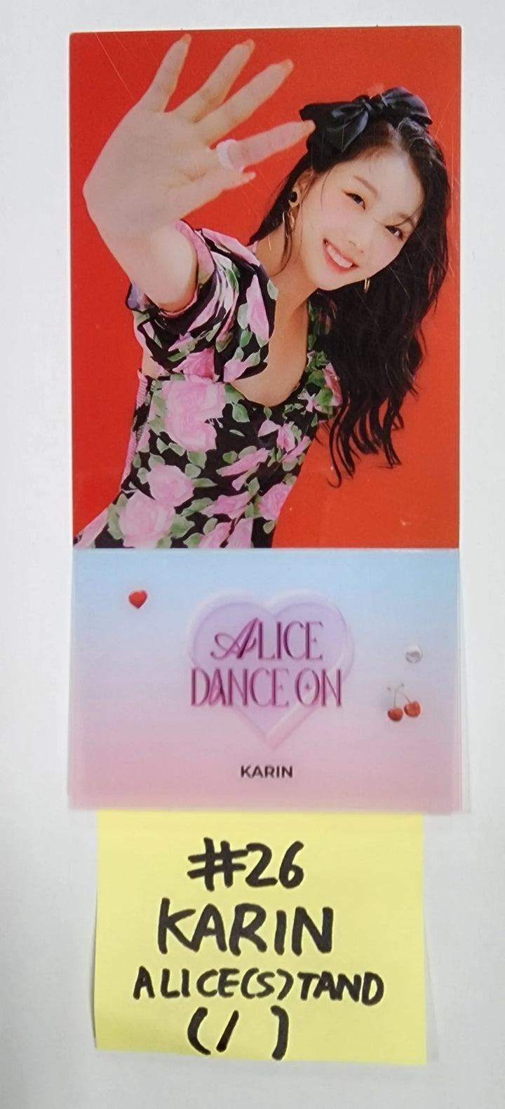 ALICE "DANCE ON" - Official Photocard, Message Card, ALCE(S)TAND - HALLYUSUPERSTORE