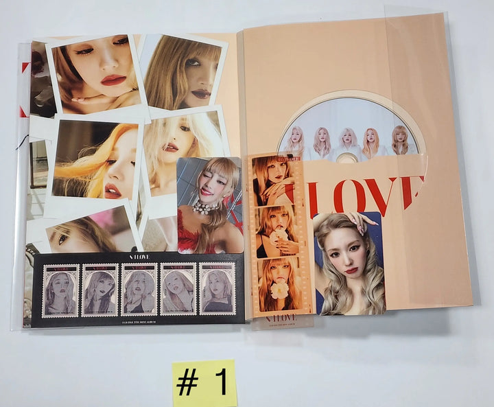 (G) I-DLE "I love" - Hand Autographed(Signed) Album - HALLYUSUPERSTORE