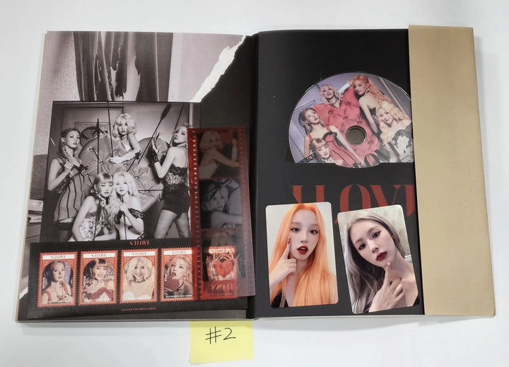 (G) I-DLE "I love" - Hand Autographed(Signed) Album - HALLYUSUPERSTORE