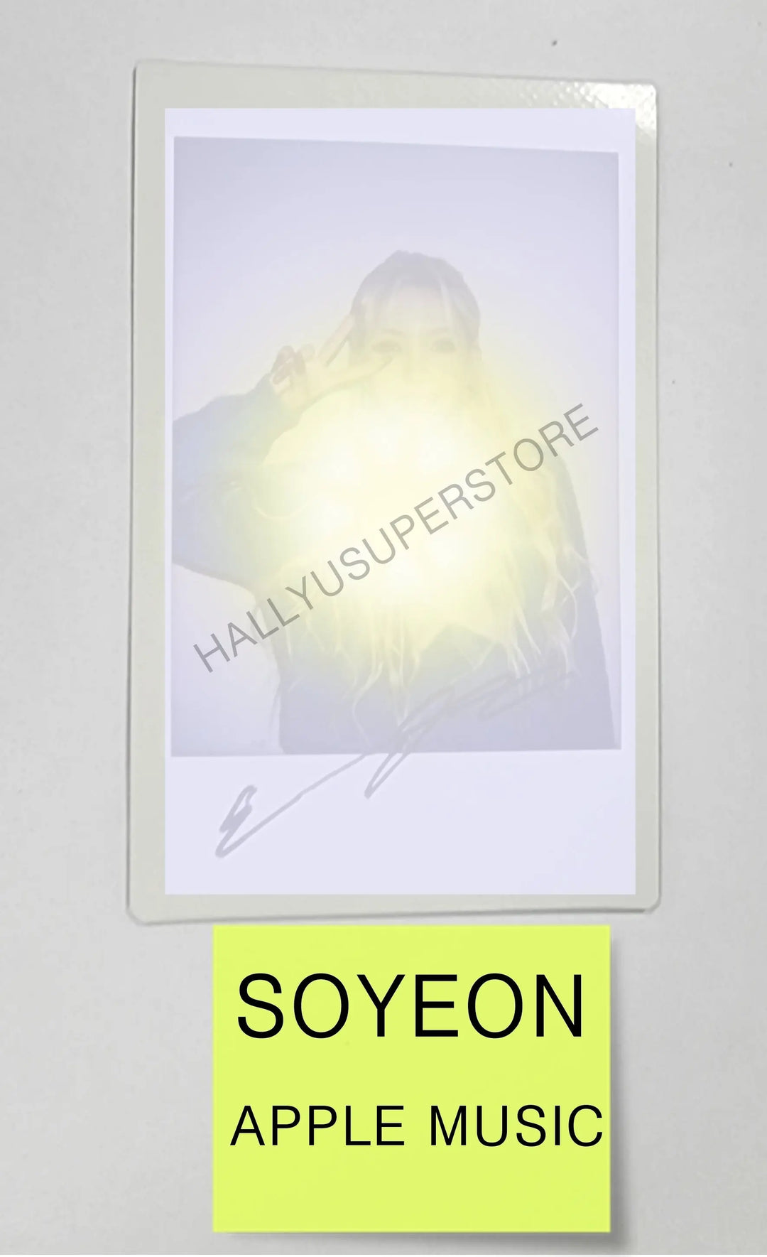 Soyeon (Of (g) I-DLE) "I LOVE" - Hand Autographed(Signed) Polaroid - HALLYUSUPERSTORE