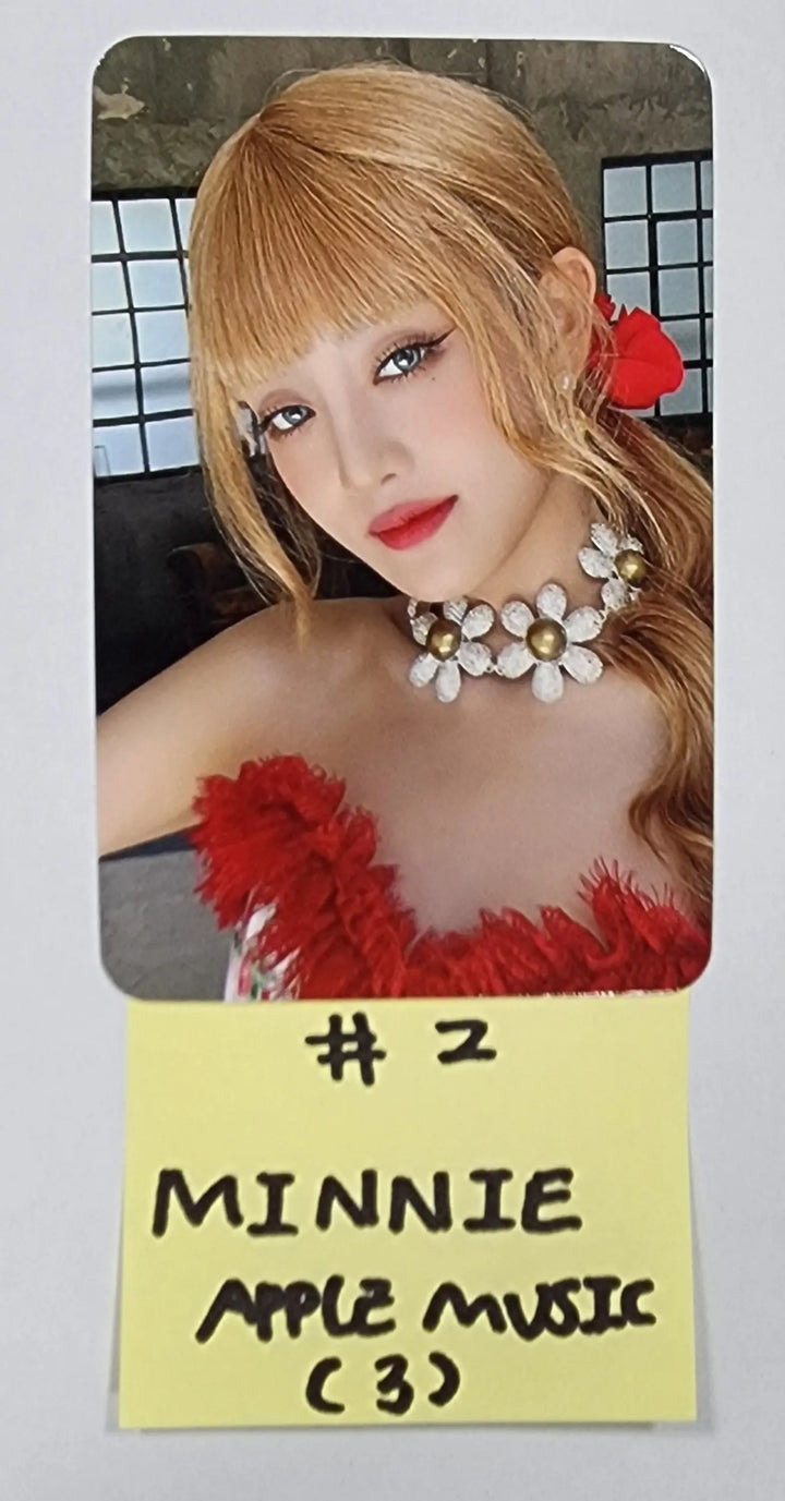 (g) I-DLE "I LOVE" - Apple Music Fansign Event Photocard - HALLYUSUPERSTORE
