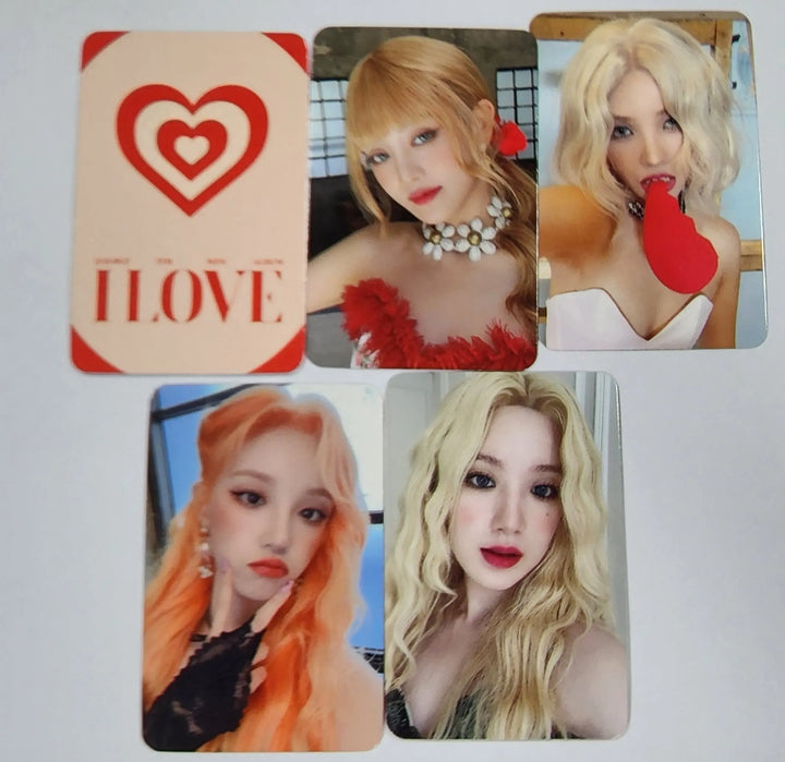 (g) I-DLE "I LOVE" - Apple Music Fansign Event Photocard - HALLYUSUPERSTORE