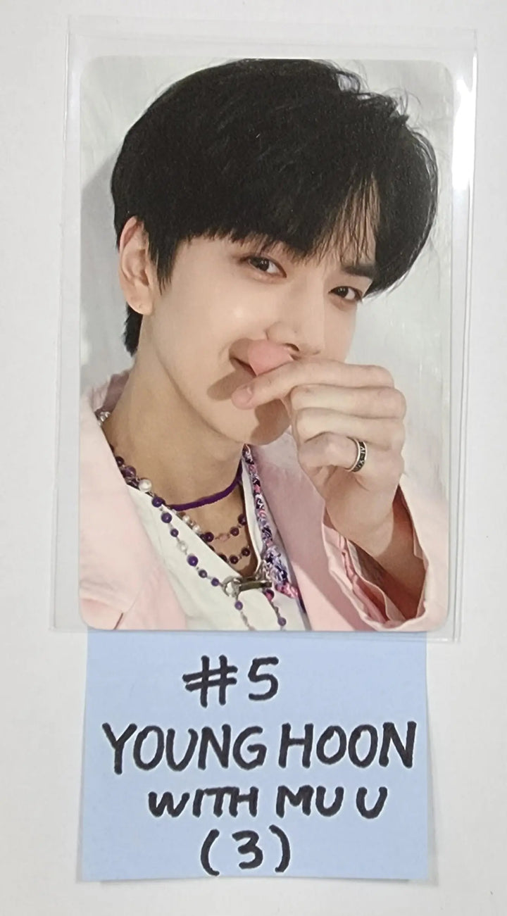 THE BOYZ "BE AWARE" 7th MiniAlbum - Withmuu Lucky Draw Event Photocard - HALLYUSUPERSTORE