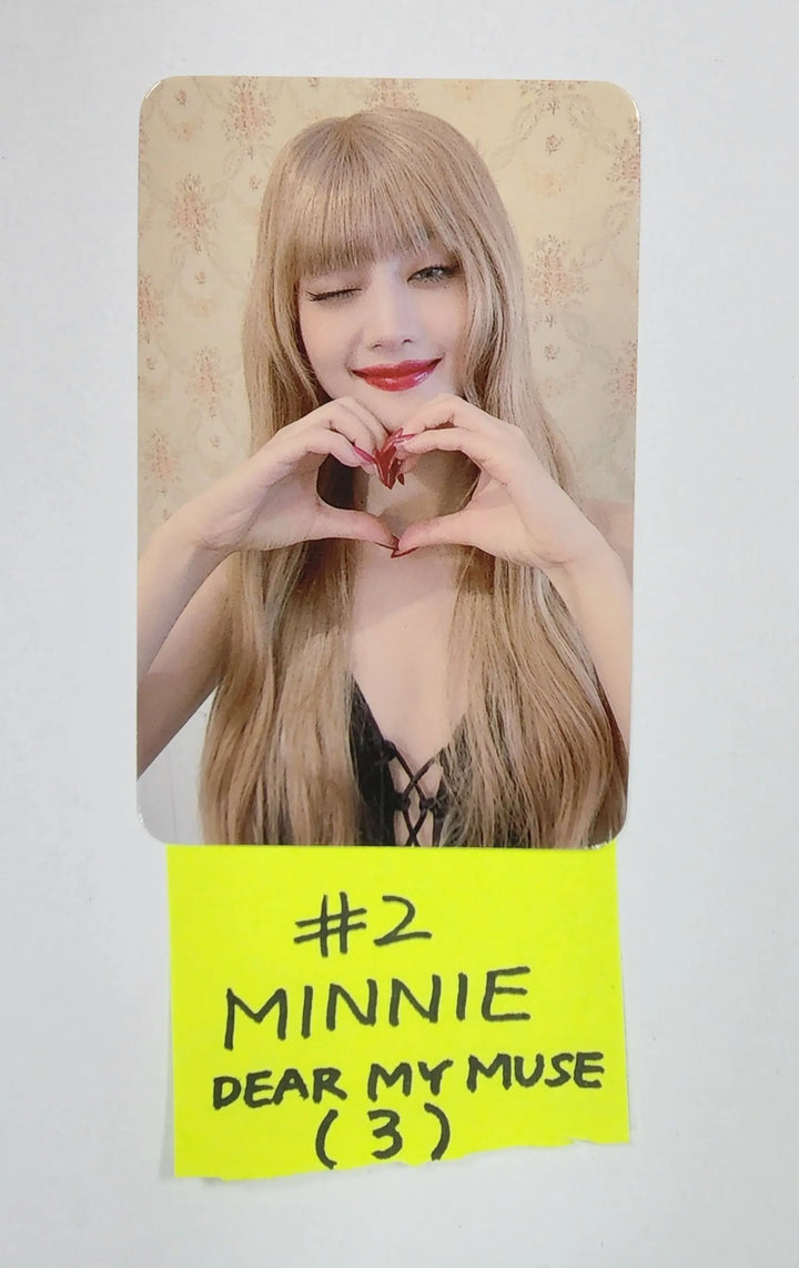 (g) I-DLE "I LOVE" - Dear My Muze Special Event Photocard + Postcard - HALLYUSUPERSTORE
