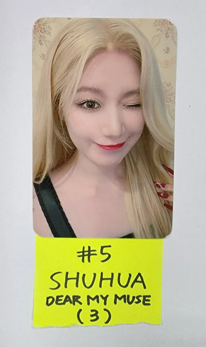 (g) I-DLE "I LOVE" - Dear My Muze Special Event Photocard + Postcard - HALLYUSUPERSTORE