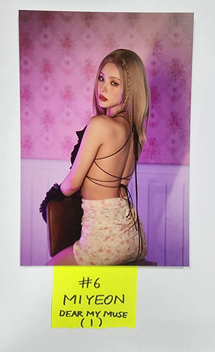 (g) I-DLE "I LOVE" - Dear My Muze Special Event Photocard + Postcard - HALLYUSUPERSTORE