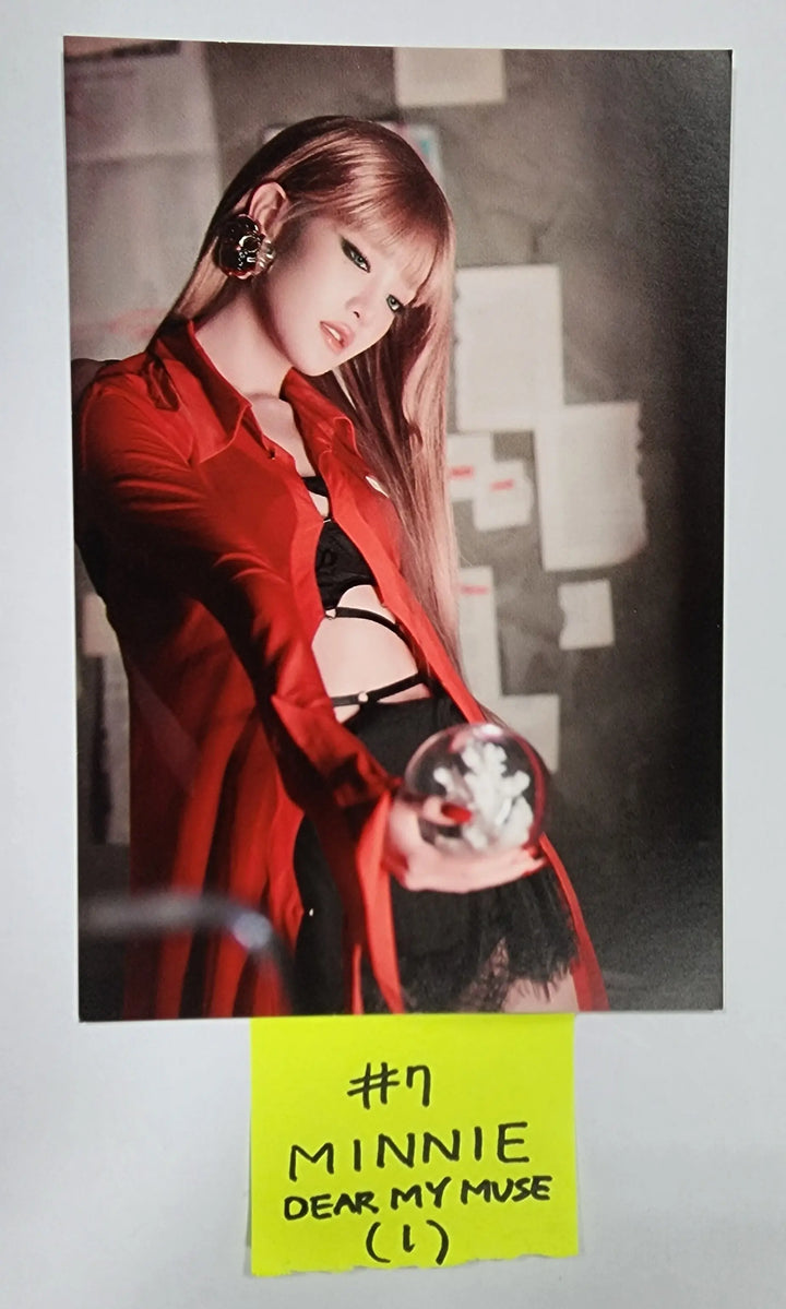 (g) I-DLE "I LOVE" - Dear My Muze Special Event Photocard + Postcard - HALLYUSUPERSTORE