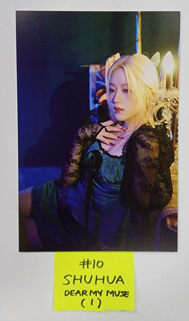 (g) I-DLE "I LOVE" - Dear My Muze Special Event Photocard + Postcard - HALLYUSUPERSTORE