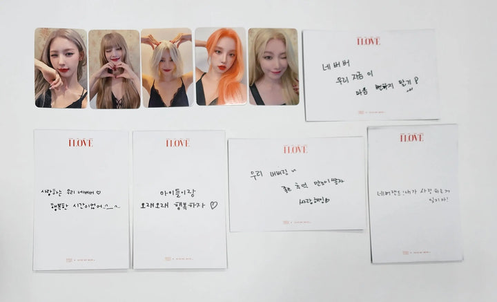 (g) I-DLE "I LOVE" - Dear My Muze Special Event Photocard + Postcard - HALLYUSUPERSTORE