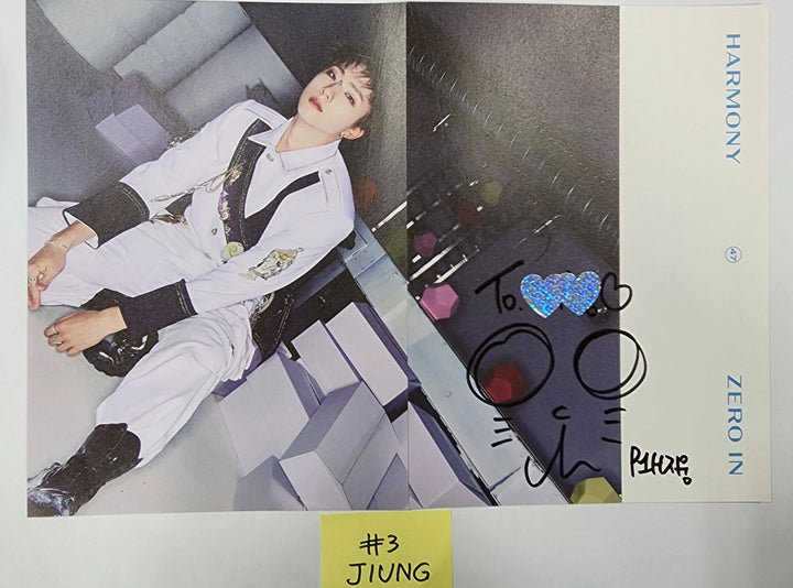 P1Harmony 'HARMONY : ZERO IN' - A Cut Page From Fansign Event Album - HALLYUSUPERSTORE