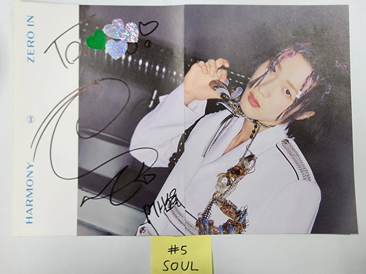 P1Harmony 'HARMONY : ZERO IN' - A Cut Page From Fansign Event Album - HALLYUSUPERSTORE
