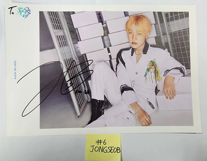 P1Harmony 'HARMONY : ZERO IN' - A Cut Page From Fansign Event Album - HALLYUSUPERSTORE