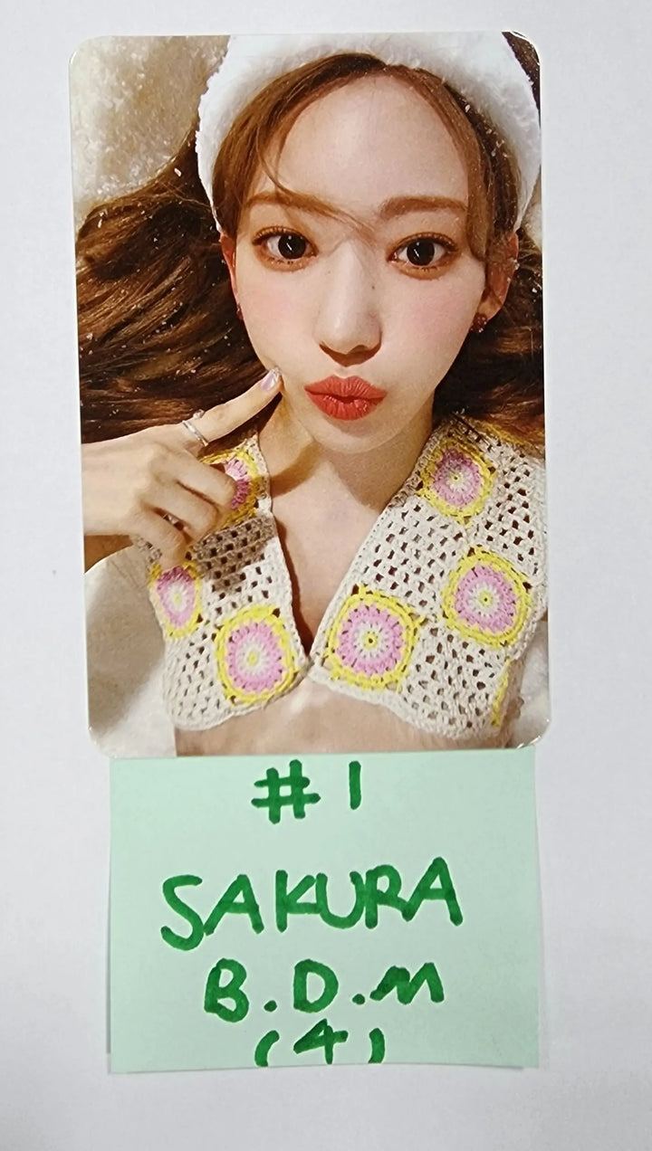 LE SSERAFIM "ANTIFRAGILE" 2nd Mini Album - Blue Dream Media Fansign Event Photocard - HALLYUSUPERSTORE