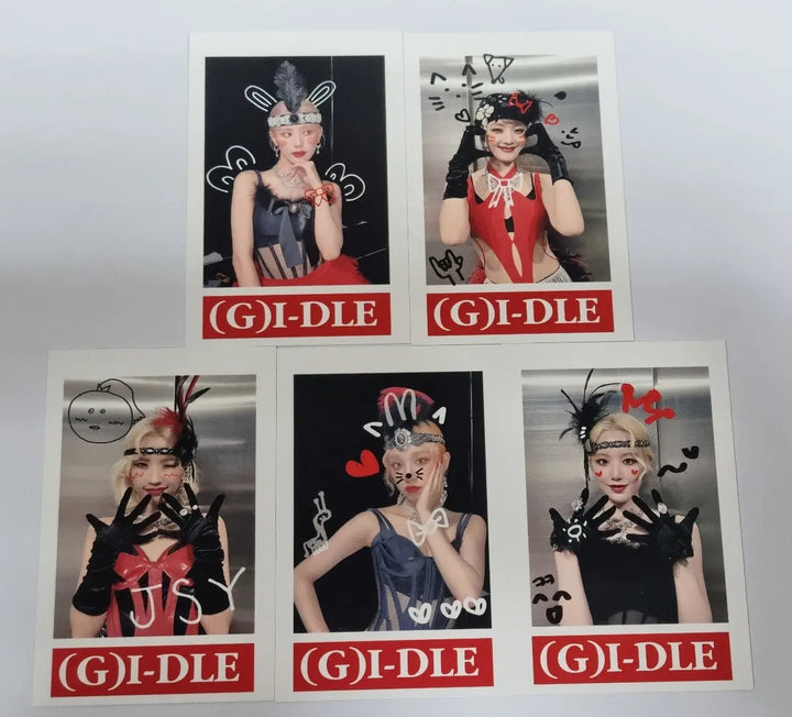 (g) I-DLE "I LOVE" - Soundwave Fansign Event Winner Polaroid Type Photocard - HALLYUSUPERSTORE