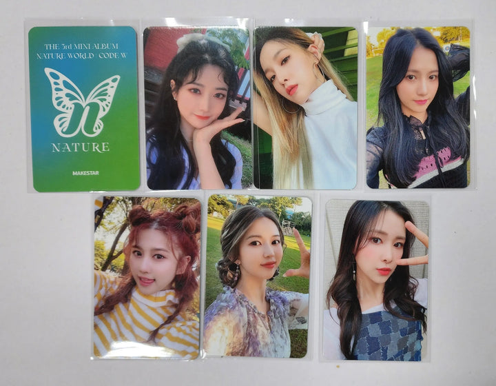 NATURE "NATURE WORLD : CODE W" - Makestar Fansign Event Photocard - HALLYUSUPERSTORE