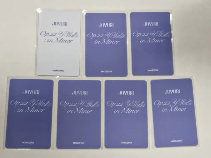 JO YURI 'Op.22 Y-Waltz : in Minor ' - Makestar Fansign Event Photocard - HALLYUSUPERSTORE