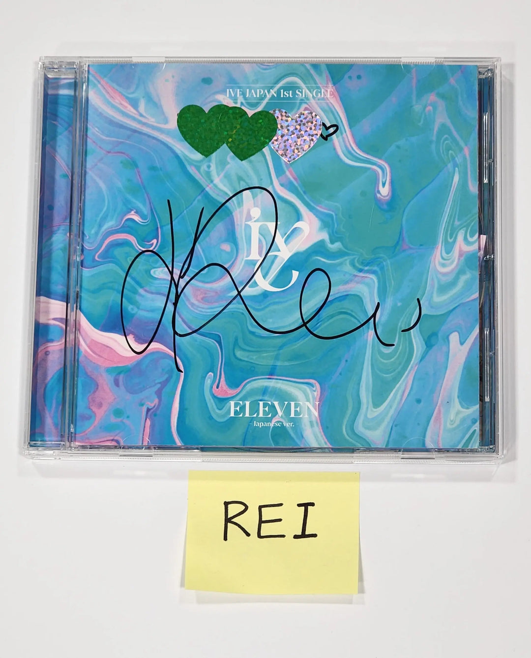 REI (of IVE) ‘ELEVEN’ Japanese ver (E Edition) - Hand Autographed(Signed) Album - HALLYUSUPERSTORE