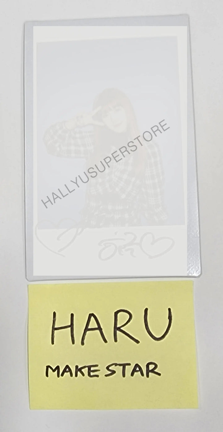 HARU (of NATURE) "NATURE WORLD : CODE W" - Hand Autographed(Signed) Polaroid - HALLYUSUPERSTORE