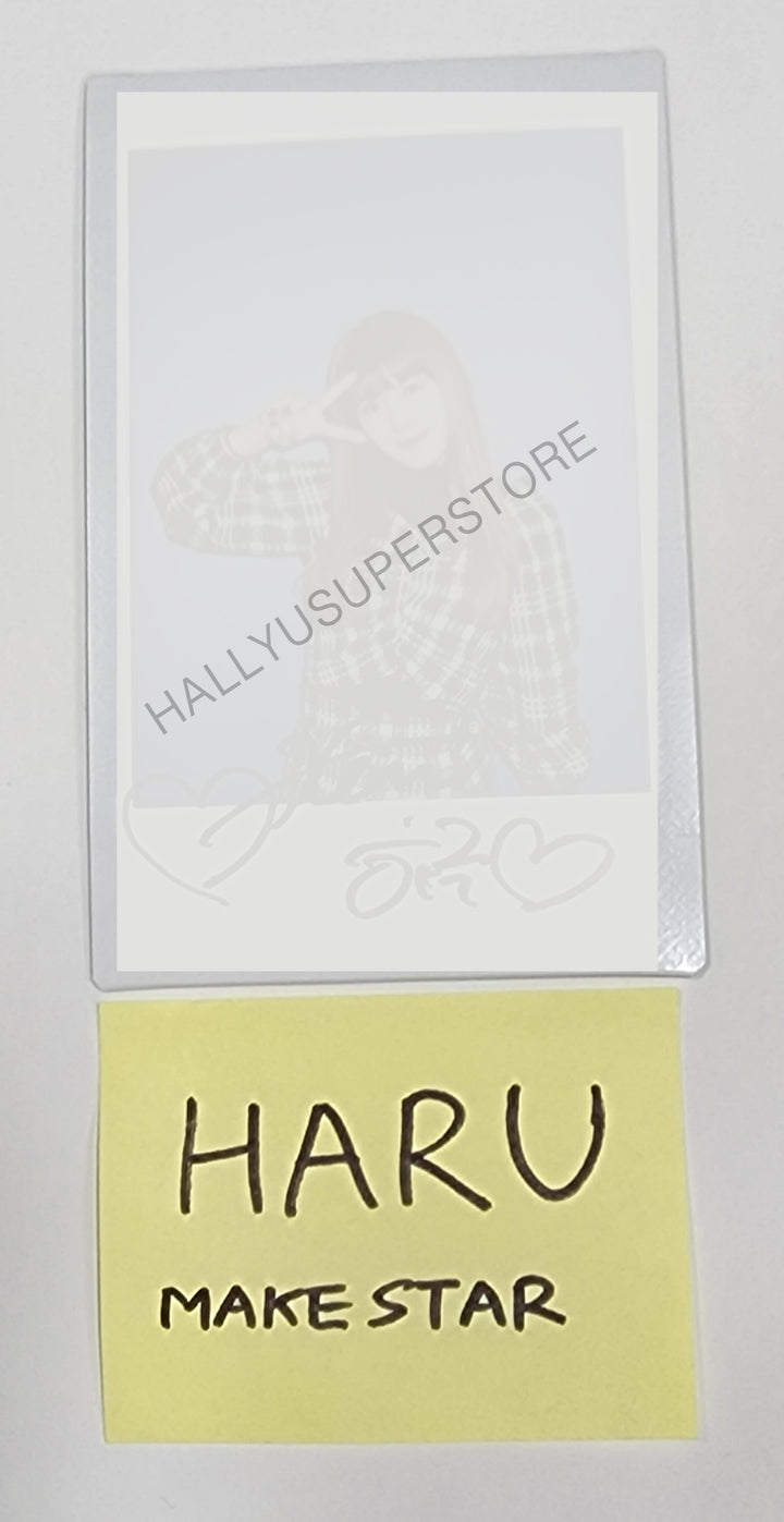 HARU (of NATURE) "NATURE WORLD : CODE W" - Hand Autographed(Signed) Polaroid