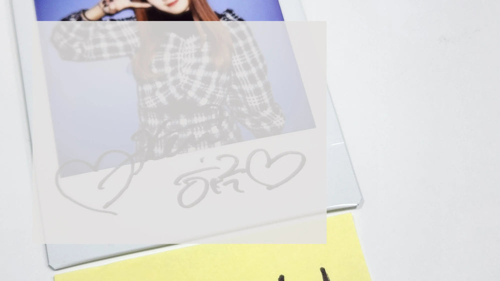 HARU (of NATURE) "NATURE WORLD : CODE W" - Hand Autographed(Signed) Polaroid - HALLYUSUPERSTORE
