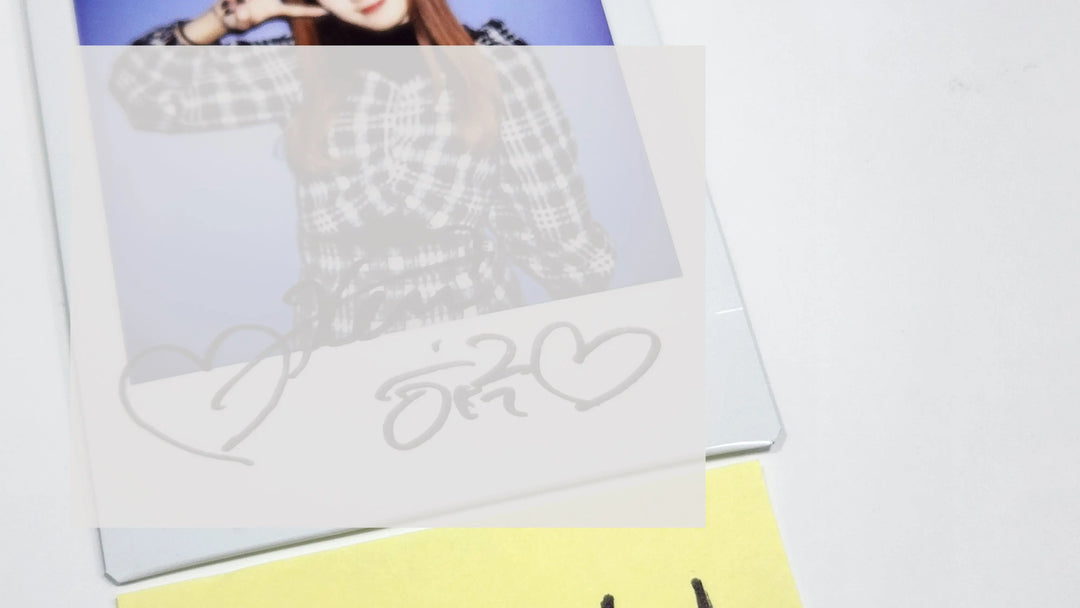 HARU (of NATURE) "NATURE WORLD : CODE W" - Hand Autographed(Signed) Polaroid - HALLYUSUPERSTORE