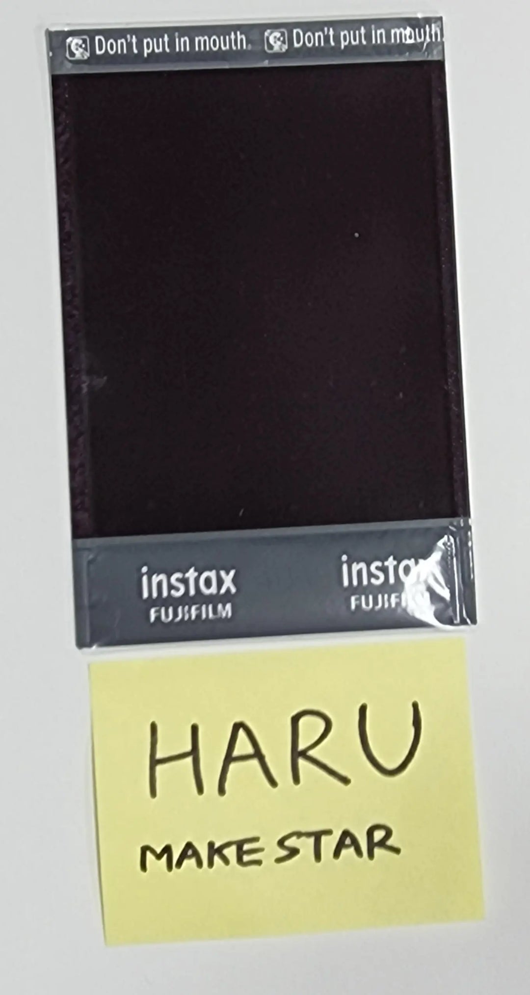 HARU (of NATURE) "NATURE WORLD : CODE W" - Hand Autographed(Signed) Polaroid - HALLYUSUPERSTORE