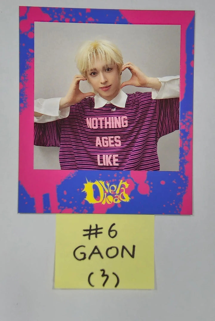 Xdinary Heroes "Overload" - Official Photocard, Polaroid Type Photocard - Must Read ! - HALLYUSUPERSTORE