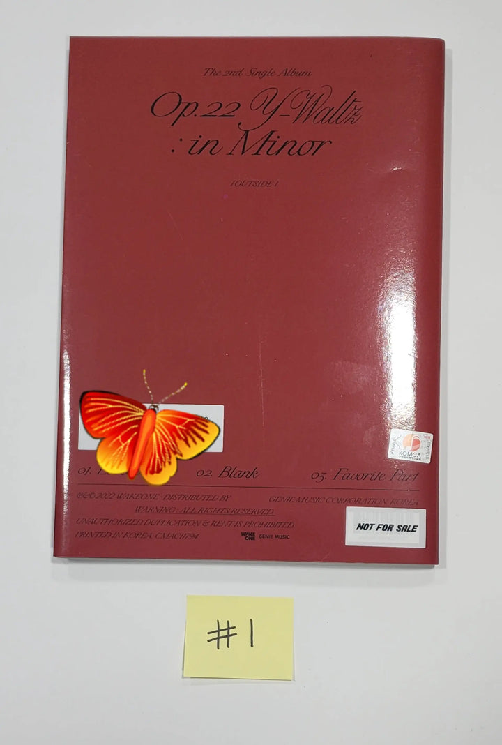 JO YURI 'Op.22 Y-Waltz : in Minor ' - Hand Autographed(Signed) Promo Album - HALLYUSUPERSTORE