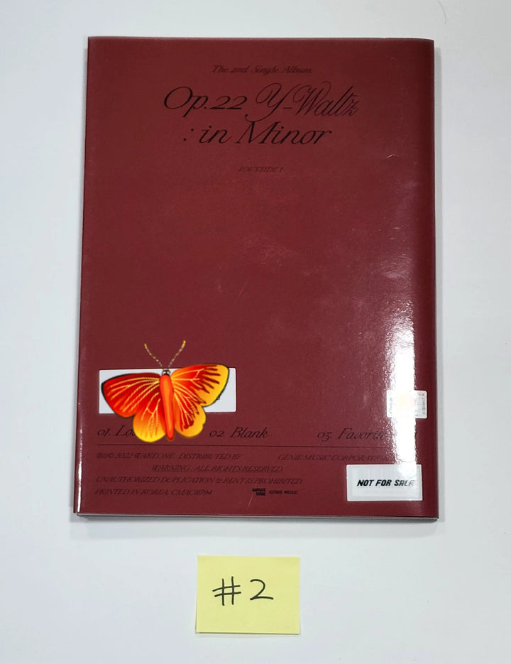 JO YURI 'Op.22 Y-Waltz : in Minor ' - Hand Autographed(Signed) Promo Album - HALLYUSUPERSTORE