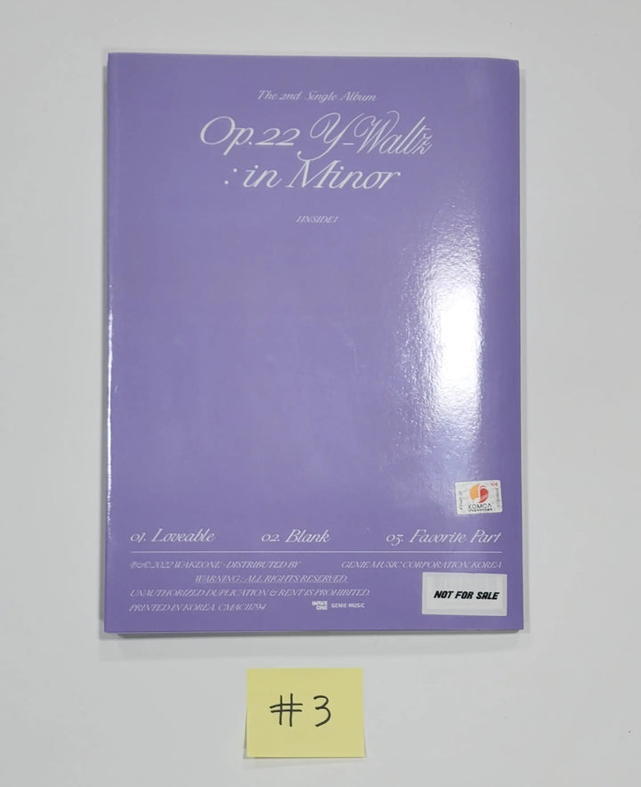 JO YURI 'Op.22 Y-Waltz : in Minor ' - Hand Autographed(Signed) Promo Album - HALLYUSUPERSTORE