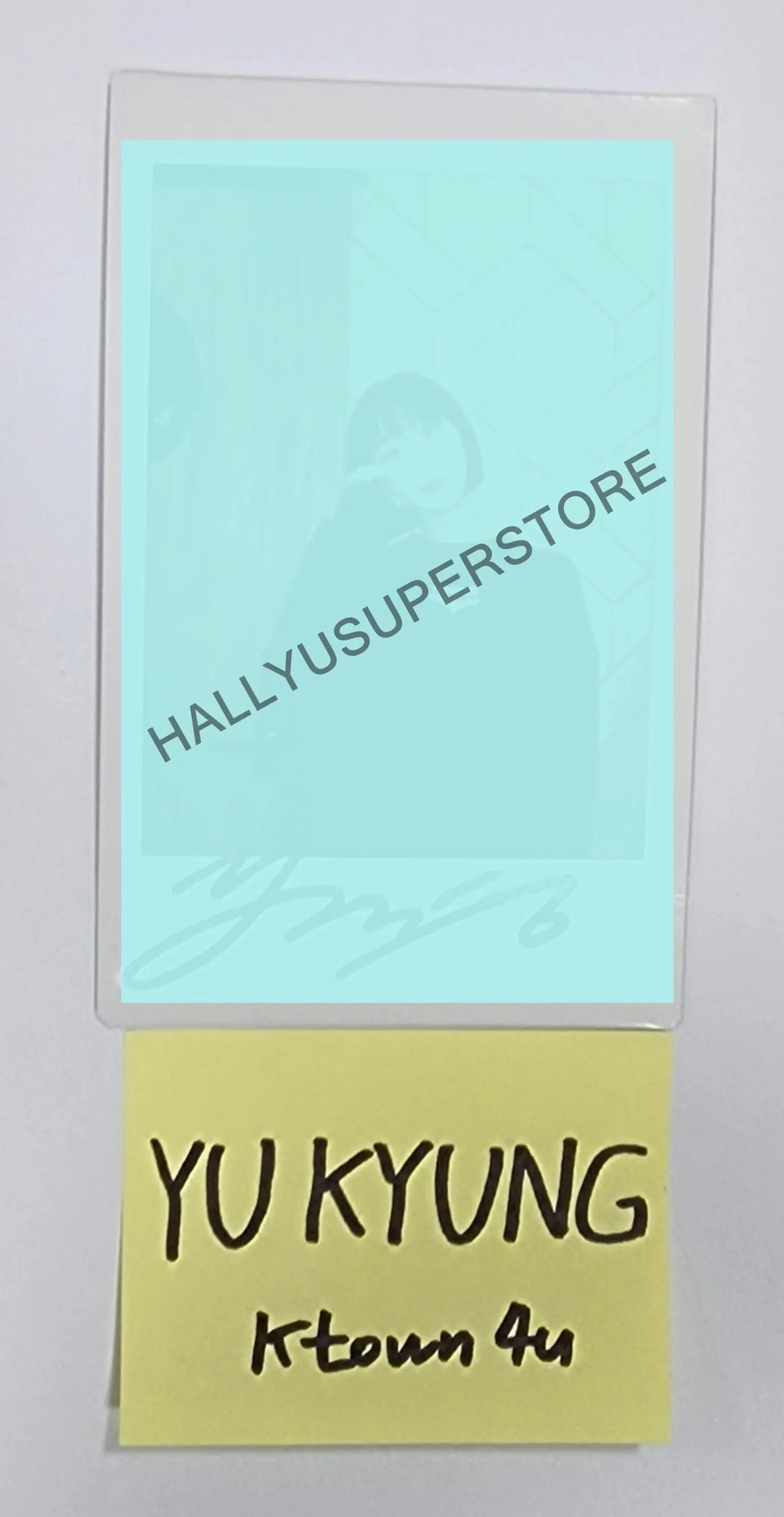Yu Kyung (of ALICE) "DANCE ON" - Hand Autographed(Signed) Polaroid - HALLYUSUPERSTORE