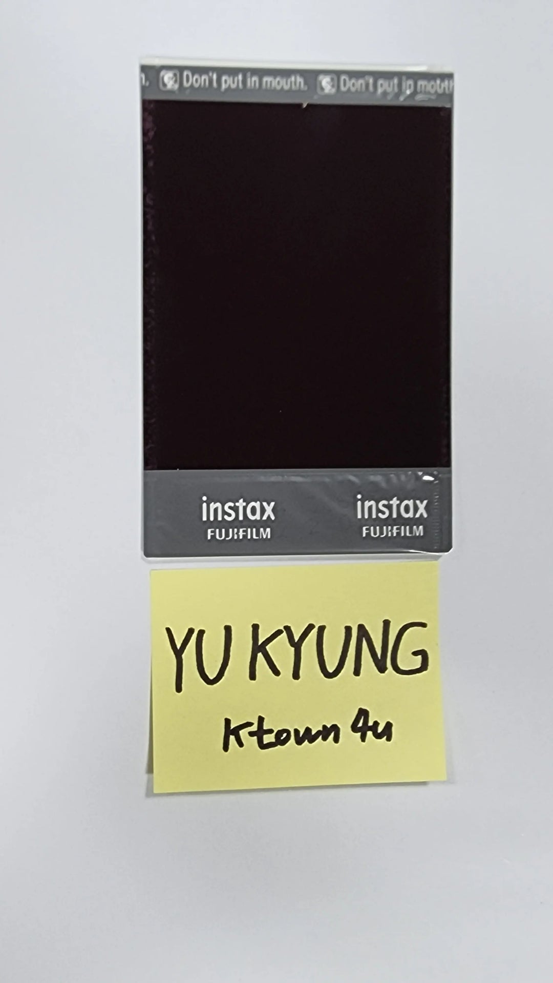 Yu Kyung (of ALICE) "DANCE ON" - Hand Autographed(Signed) Polaroid - HALLYUSUPERSTORE