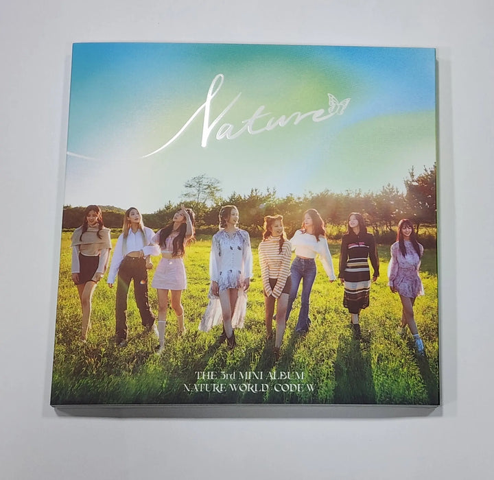 NATURE "NATURE WORLD : CODE W" - Hand Autographed(Signed) Album - HALLYUSUPERSTORE