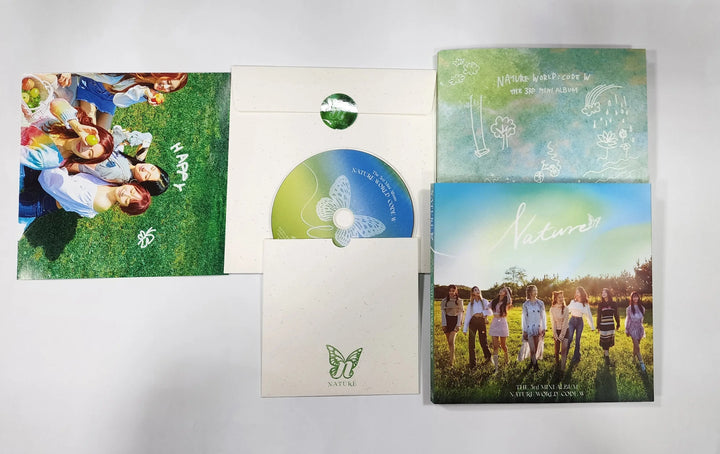 NATURE "NATURE WORLD : CODE W" - Hand Autographed(Signed) Album - HALLYUSUPERSTORE