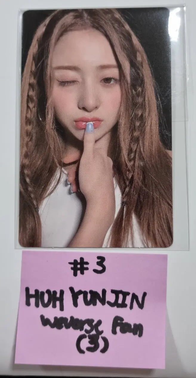 LE SSERAFIM "ANTIFRAGILE" 2nd Mini Album - Weverse Shop Fansign Event Photocard Round 2 - HALLYUSUPERSTORE
