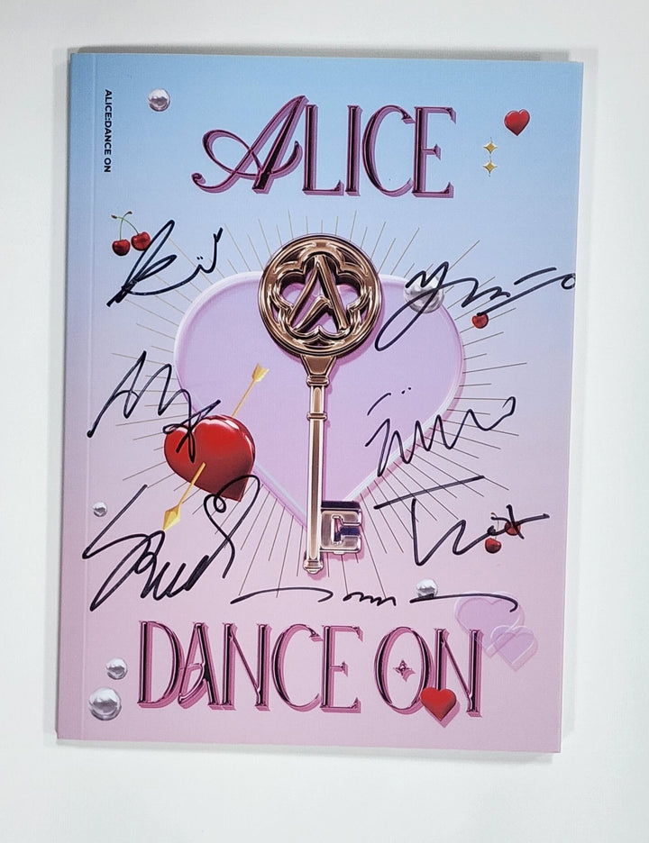 ALICE "DANCE ON" - Hand Autographed(Signed) Promo Album